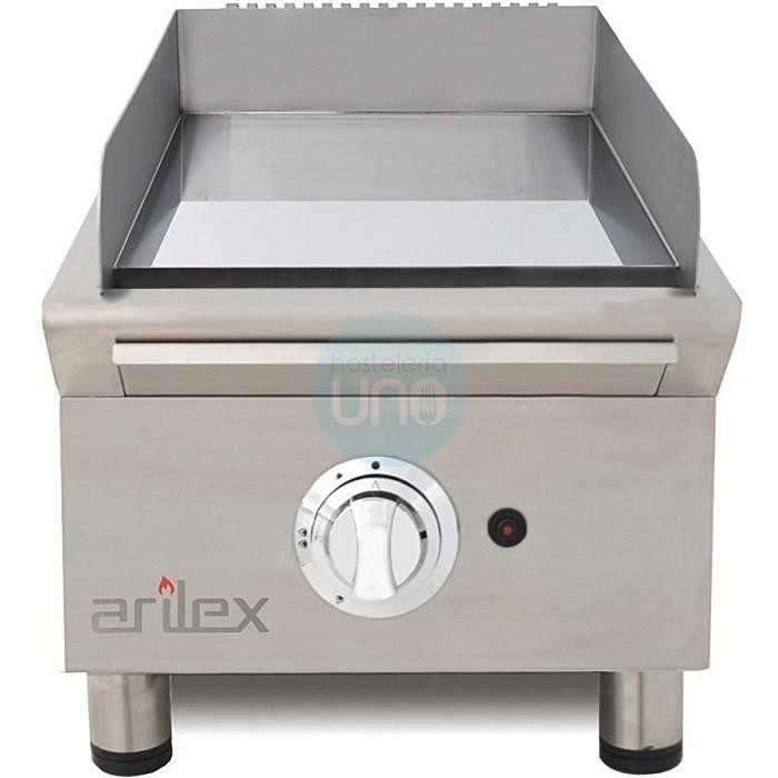 Plancha Frytop a Gas Cromo Duro 15 mm Espesor, 1 Válvula, 2 Quemadores, Arilex Smash AR40FRY Plancha Frytop a Gas Cromo Duro 15 mm Espesor, 1 Válvula, 2 Quemadores, Arilex Smash AR40FRY