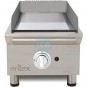 Plancha Frytop a Gas Cromo Duro 15 mm Espesor, 1 Válvula, 2 Quemadores, Arilex Smash AR40FRY