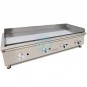 Plancha Frytop a Gas Cromo Duro 15 mm Espesor, 1,3 Metros Ancho, 4 Válvulas, 8 Quemadores, Arilex Smash AR130FRY