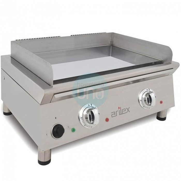 Plancha Frytop Eléctrica Cromo Duro 15 mm Espesor, 70 cm Ancho, 2 Mandos, 2 Contactores, Trifásica, Arilex Smash AR70FRYE Plancha Frytop Eléctrica Cromo Duro 15 mm Espesor, 70 cm Ancho, 2 Mandos, 2 Contactores, Trifásica, Arilex Smash AR70FRYE