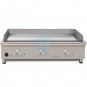 Plancha Frytop Eléctrica Cromo Duro 15 mm Espesor, 1 Metro Ancho, 3 Mandos, 3 Contactores, Trifásica, Arilex Smash AR100FRYE