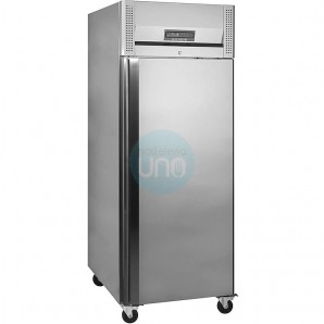 Congelador Vertical Acero inoxidable, 9 Estantes 60x80 cm, Fondo 1 Metro, 850 Litros, Puerta opaca, Ruedas, Pastelería, TEFCOLD