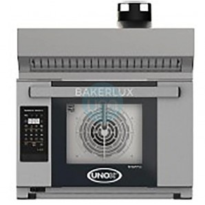 Horno Eléctrico Ecológico, con Campana, Humidificador, 3 Bandejas 46x33, Digital, UNOX Bakerlux Shop.Pro™ LED Stefania
