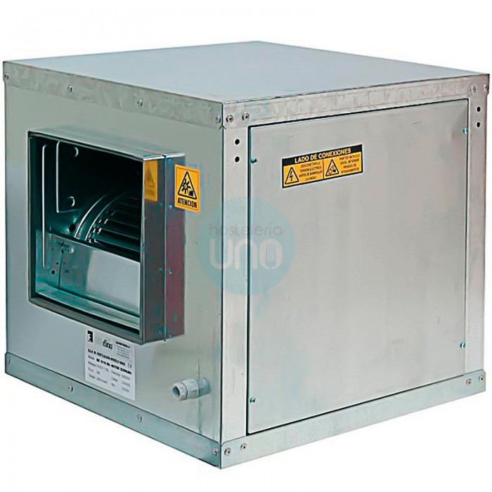 Caja de Extracción 7/7 Pulgadas, Potencia 1/5 CV, Caudal 1520 m³/h