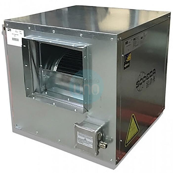 Caja Extractora 400ºC / 2 Horas, 9/9 Pulgadas, Potencia 3/4 CV, Caudal 3000 m³/h, SODECA