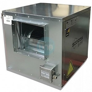 Caja Extractora 400ºC / 2 Horas, 12/12 Pulgadas, Potencia 1,5 CV, Caudal 6200 m³/h, SODECA