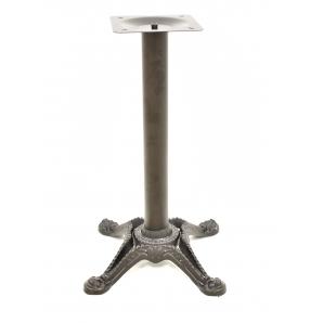 2 Bases de mesa ródano, fundición, negra, base de 58 x 58 cms, altura 75 cms - 2 unidades