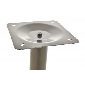 2 Bases de mesa ródano, alta, fundición, negra, base de 58 x 58 cms, altura 110 cms - 2 unidades