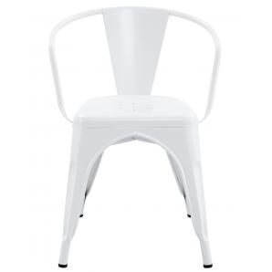 5 Sillones tol ek limited, acero, blanco - 5 unidades