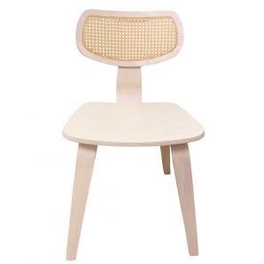 2 Sillas corbel, contrachapado de madera de hevea, rejilla, acabado natural - 2 unidades