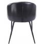 2 Sillones pelayo, metal, similpiel vintage negra - 2 unidades
