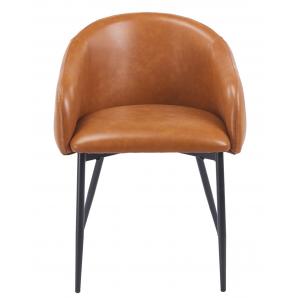 2 Sillones pelayo, metal, similpiel vintage marrón - 2 unidades