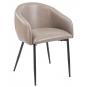 2 Sillones pelayo, metal, similpiel vintage gris - 2 unidades