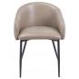 2 Sillones pelayo, metal, similpiel vintage gris - 2 unidades