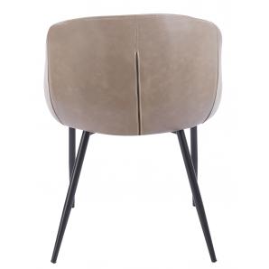 2 Sillones pelayo, metal, similpiel vintage gris - 2 unidades