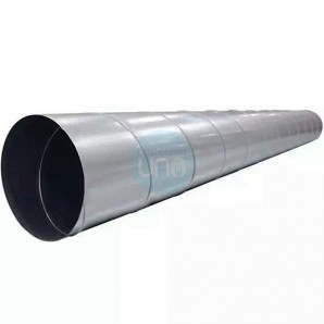 Tubo de Extracción Circular Ø 40 cm, 3 Metros, Acero Galvanizado