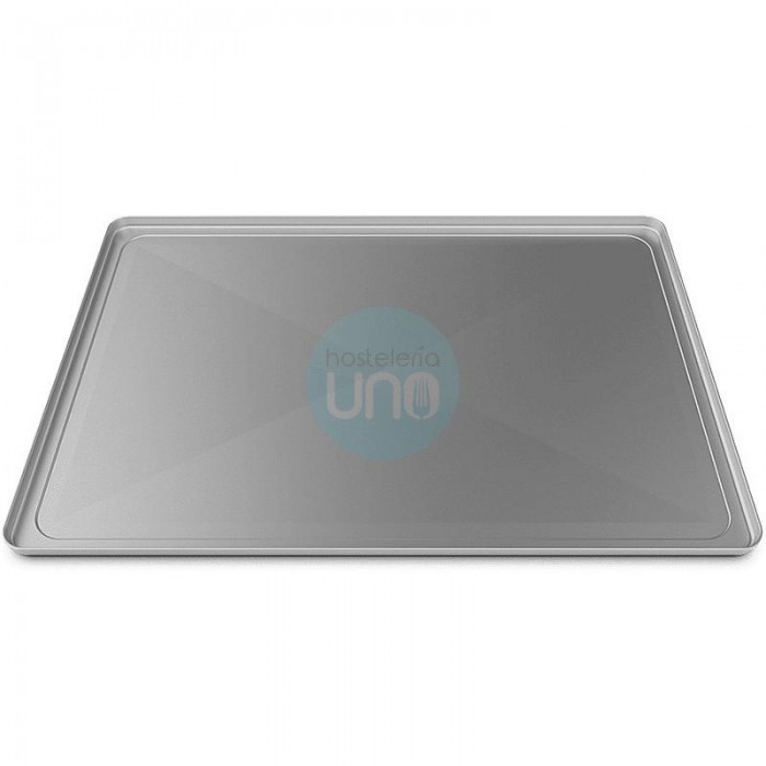 2 Bandejas de Aluminio 60x40 cm, Borde 1,5 cm, para Horno Pastelería - 2 unidades