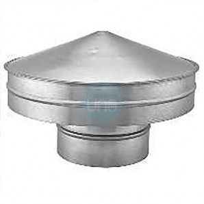 Caperuza Deflectora Ø 15 cm, Acero Galvanizado