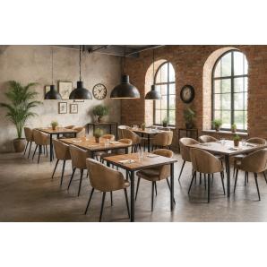 2 Sillones pelayo, metal, similpiel vintage gris - 2 unidades