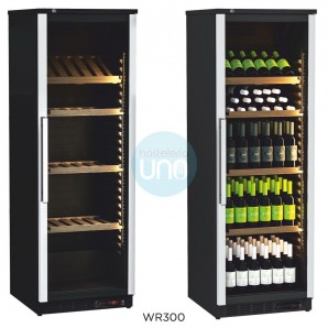 Armario de Vino Vertical, 4 Estantes de Madera, 65,6 cm Fondo, CHWR300M