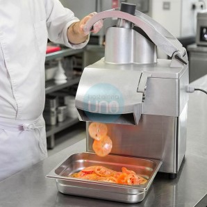 Cortadora de Verduras Eléctrico, Patatas Panadera 6 mm, Patatas Bastón 10 mm, Patatas Cubos 25 mm, Sammic