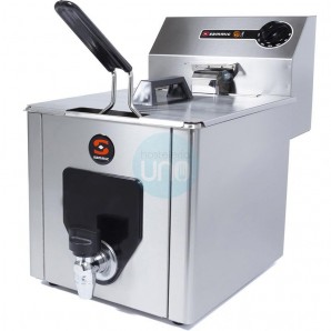 Freidora Eléctrica Sobremesa, Cuba 8 Litros, con Grifo de Vaciado, Sammic PF10