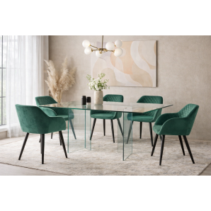 Mesa otish, cristal 180x90 cms