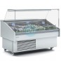Vitrina Refrigerada de Pescado, 1 Metro, Cristal Recto, Docriluc DC100RREF