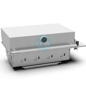 Barbacoa de Gas Encastrable, 4 Quemadores, INOX, 16 kW, 1 Metro, Brabura Grills BOX-Q 4B INOX