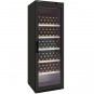 Expositor de Vinos Vertical, Fondo 58 cm, Color Negro, 120 Botellas, 350 Litros, Coreco CR620-BLACK