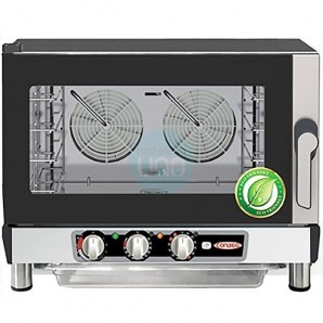 Horno Ecológico Eléctrico Convección, 4 Bandejas 60x40 ó GN 1/1, Control Manual, con Vapor Automático, Lotus ECO Plus