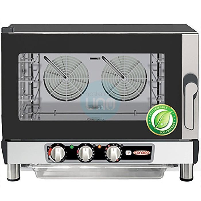 Horno Ecológico Eléctrico Convección, 4 Bandejas 60x40 ó GN 1/1, Control Manual, con Vapor Automático, Lotus ECO Plus
