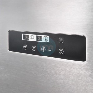 Lavavajillas de Capota 50x50, Altura útil 41,5 cm, Digital, Dosificador Abrillantador y Detergente, Stalgast HA233