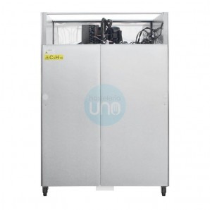 Armario Congelador, 4 Puertas opacas, 1200 Litros, Acero inox, Fondo 80 cm, Polar