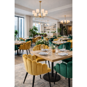 2 Sillones devin, metal, tapizado velvet verde oscuro - 2 unidades