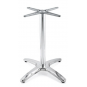 2 Bases de mesa roma new, 4 brazos, inoxidable y aluminio - 2 unidades