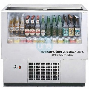 Botellero SUBCERO de 1 Metro, Hasta -3,5 Grados, 2 Puertas, 142 Litros, Docriluc BT100SZ