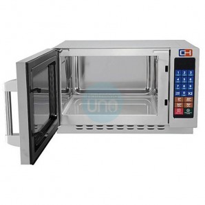 Microondas de 34 Litros, 1400 W, Acero inoxidable, 10 Programas, CH34NS1