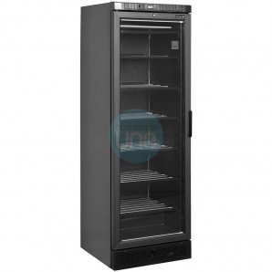 Congelador Vertical Expositor, Negro, 300 Litros, Fondo 64 cm, Puerta Dcha a Izda, Frío Estático, TFC371DI
