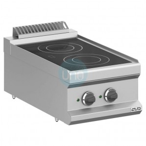 Cocina Vitrocerámica Sobremesa 2 Placas, Fondo 70 cm MBM MVC74T