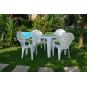 100 Sillones faro, monoblock, apilable, blanco - 100 unidades
