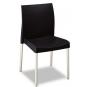 40 Sillas sandra, aluminio, polipropileno negro* - 40 unidades