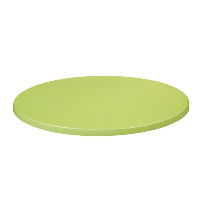 2 Tableros de mesa topalit, verde lima 408, 70 cms de diámetro*. - 2 unidades