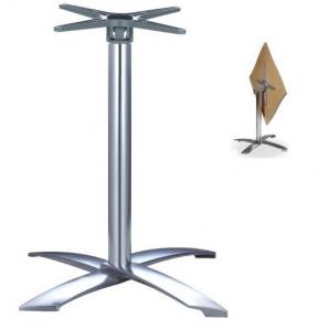 2 Bases de mesa gather, aluminio, abatible, 4 brazos - 2 unidades