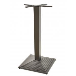 2 Bases de mesa elba, negra, base de 44x44 cms, altura 72 cms - 2 unidades