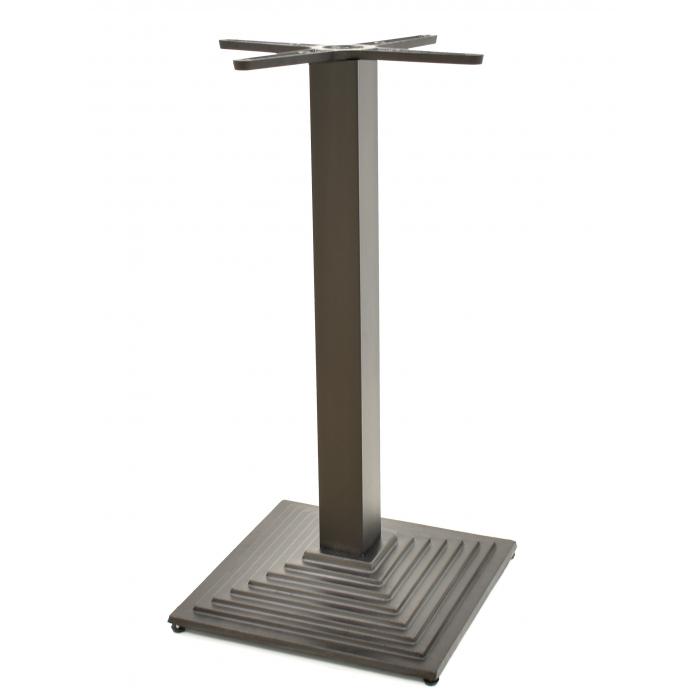 2 Bases de mesa elba, negra, base de 44x44 cms, altura 72 cms - 2 unidades