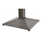 2 Bases de mesa elba, negra, base de 44x44 cms, altura 72 cms - 2 unidades