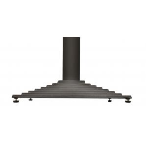 2 Bases de mesa elba, negra, base de 44x44 cms, altura 72 cms - 2 unidades