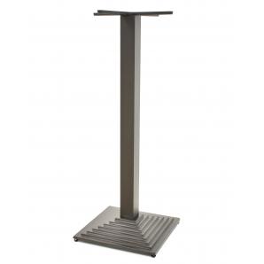 2 Bases de mesa elba, alta, negra, base de 44 x 44 cms, altura 110 cms - 2 unidades