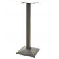 2 Bases de mesa elba, alta, negra, base de 44 x 44 cms, altura 110 cms - 2 unidades